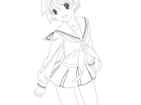 как красиво нарисовать лежащую девушку