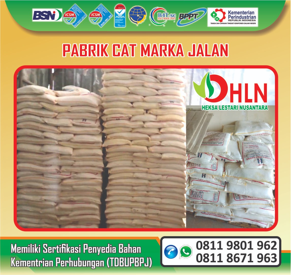 JUAL CAT MARKA, PABRIK CAT MARKA JALAN - PABRIK RAMBU &amp; PABRIK CAT MARKA
