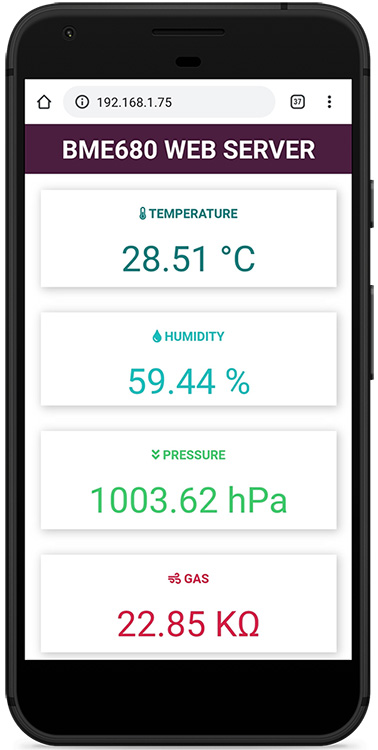Esp32 Esp8266 Micropython Bme680 Web Server Test Random Nerd Tutorials - Download High Quality Gradient Design | Ultra HD