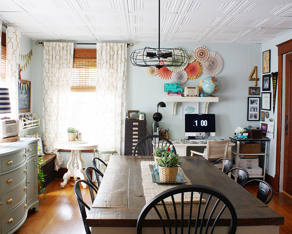 How To Easily Update An Ugly Drop Ceiling