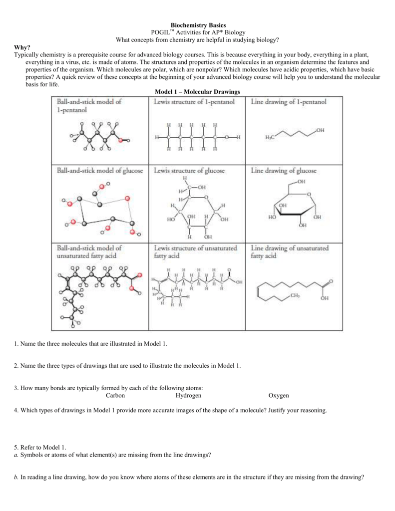 Molecular geometry pogil extension questions answers