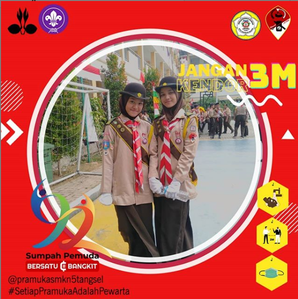 Semarak Sumpah Pemuda Ke 92 Tahun 2020 Nilmatan Smkn 5 Tangsel