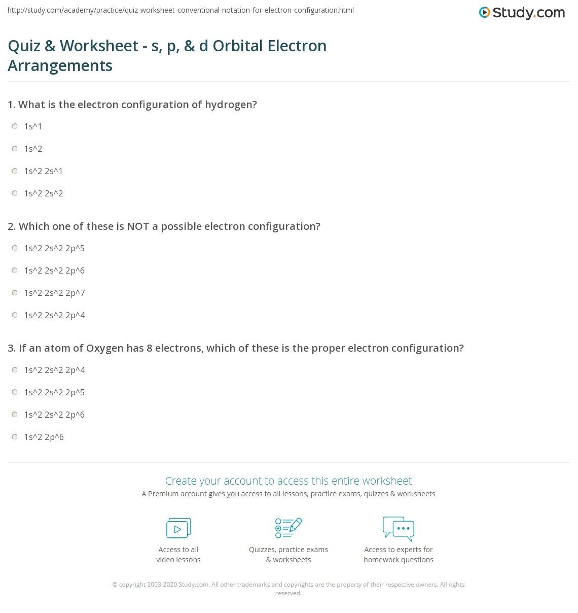 Electron Configuration And Orbital Notation Worksheet Writing - Mobile Gradient Images for Desktop