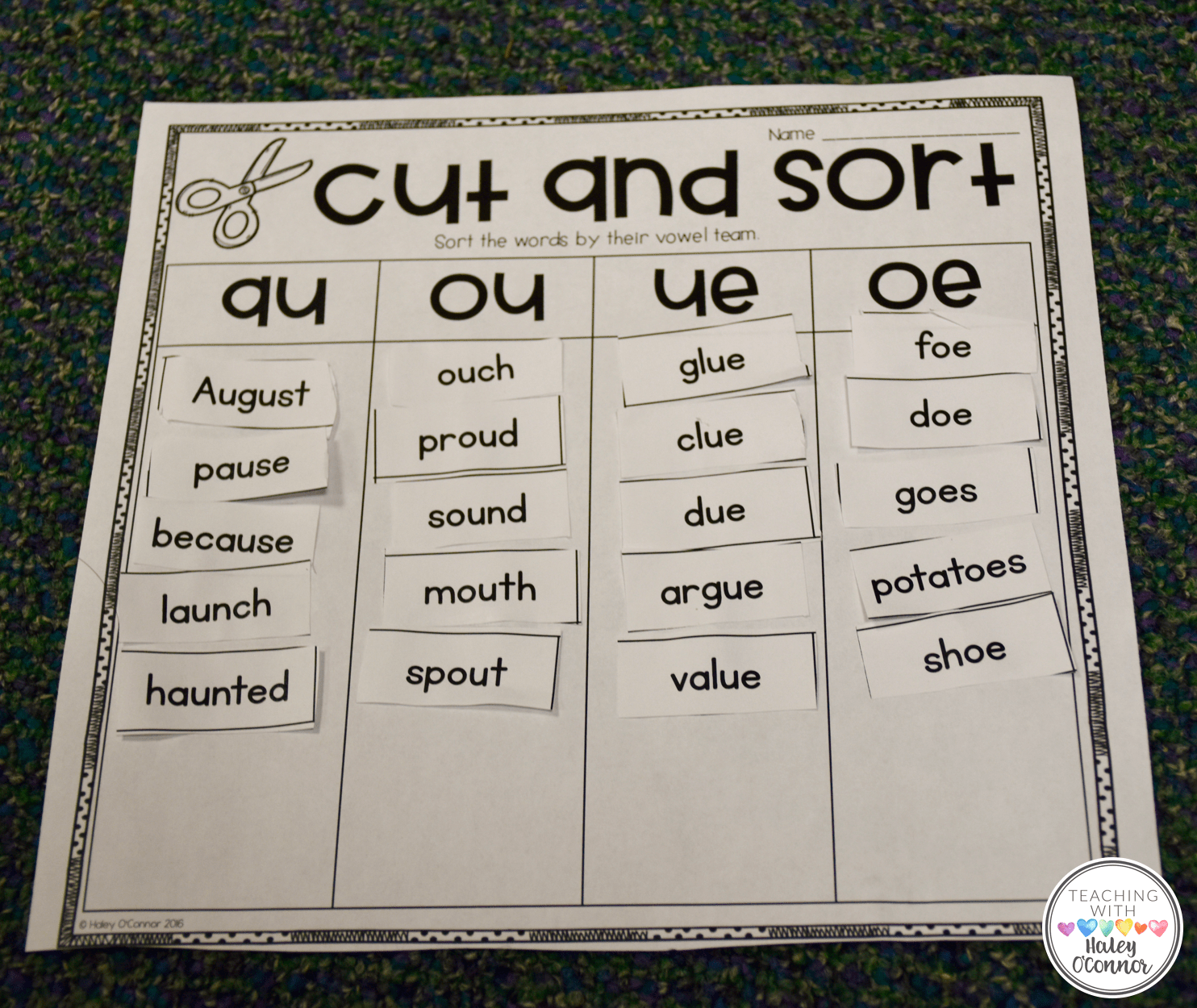 20++ vowel team worksheets