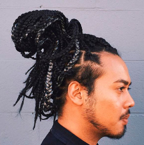 images Colorful Box Braids Men 20 new super cool braids styles for men