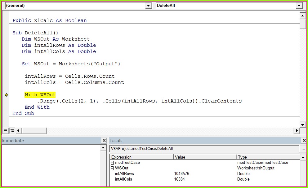 Vba worksheet cells range worksheet