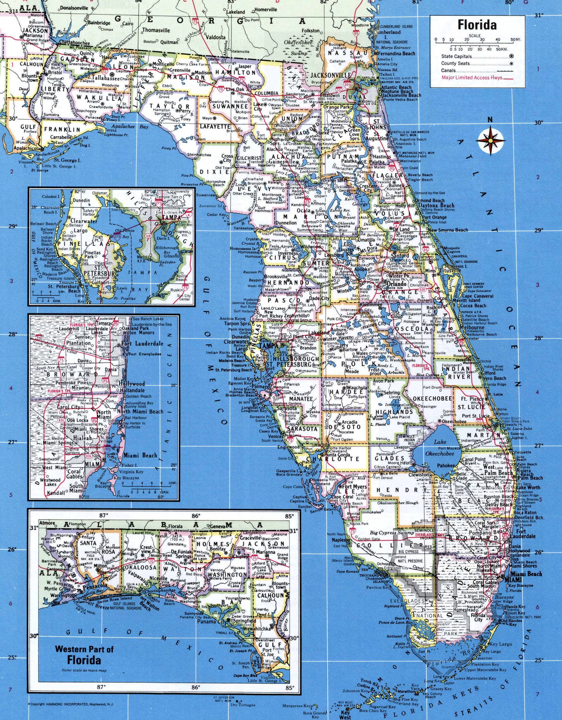 Free Printable Florida County Map Printable Calendars AT A GLANCE 212florida 