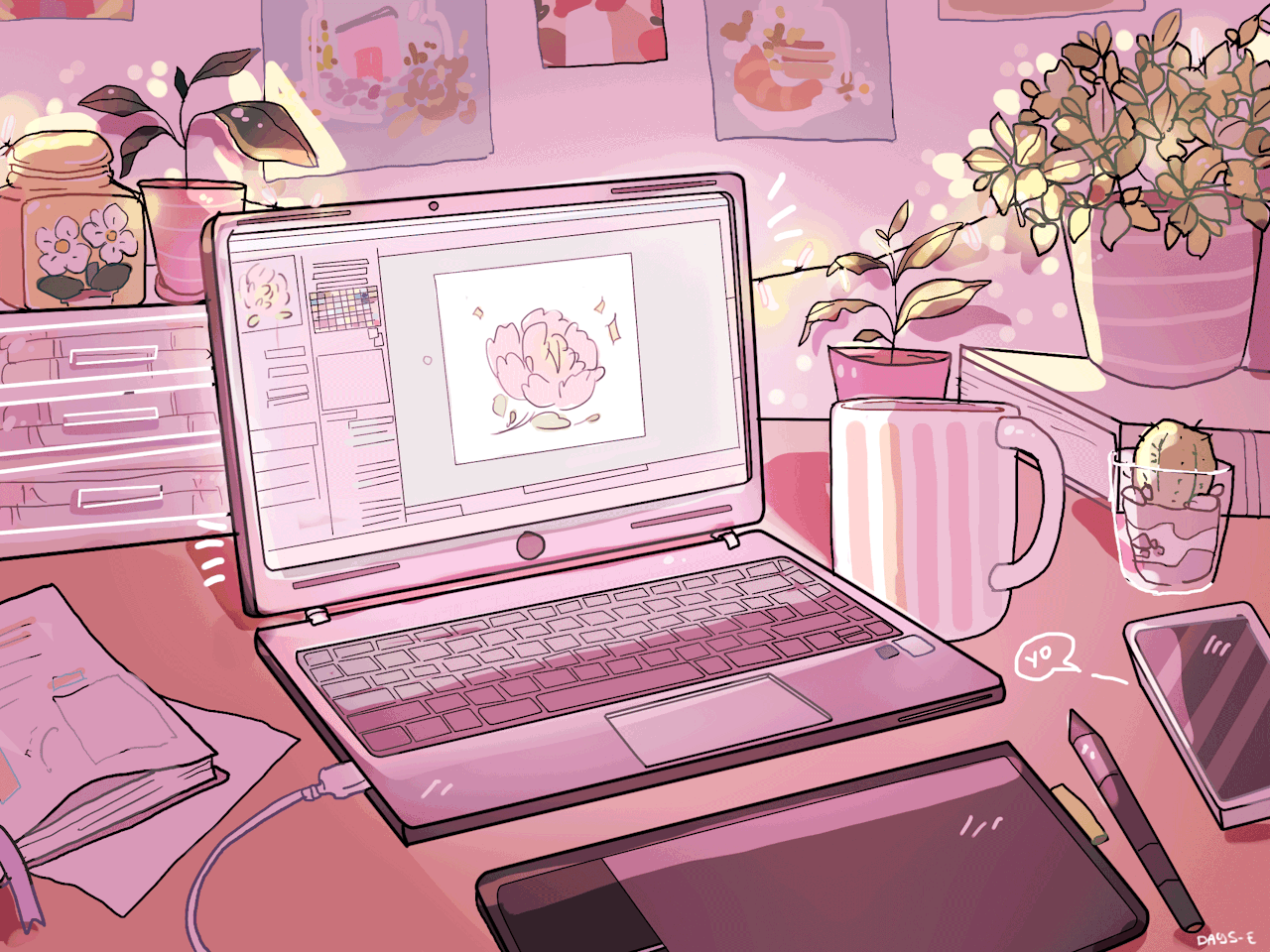 pic Aesthetic Wallpapers For Laptop Anime pastel anime wallpaper for laptop