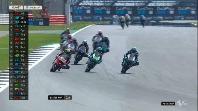 Hasil Race Moto3 Silverstone 2019 Duel Seru Duo Leopard