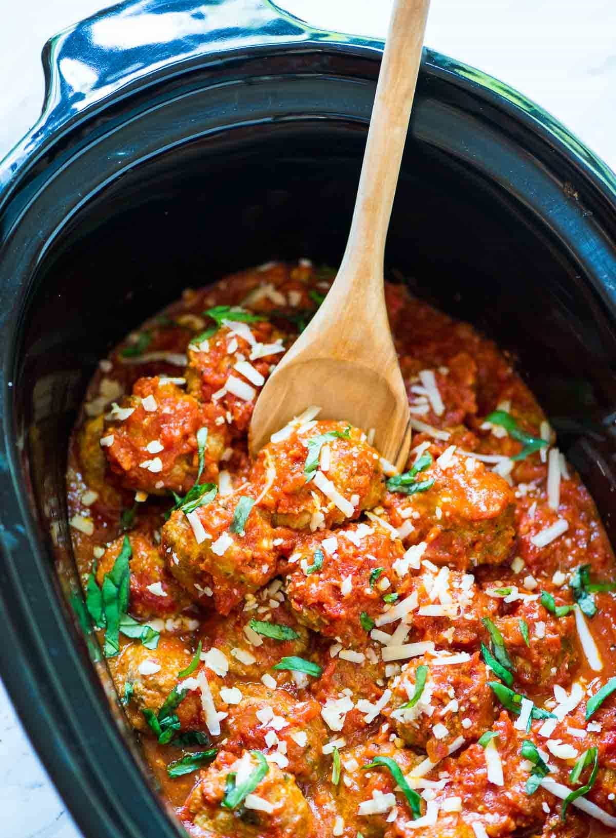 Crock pot turkey meatballs recipe