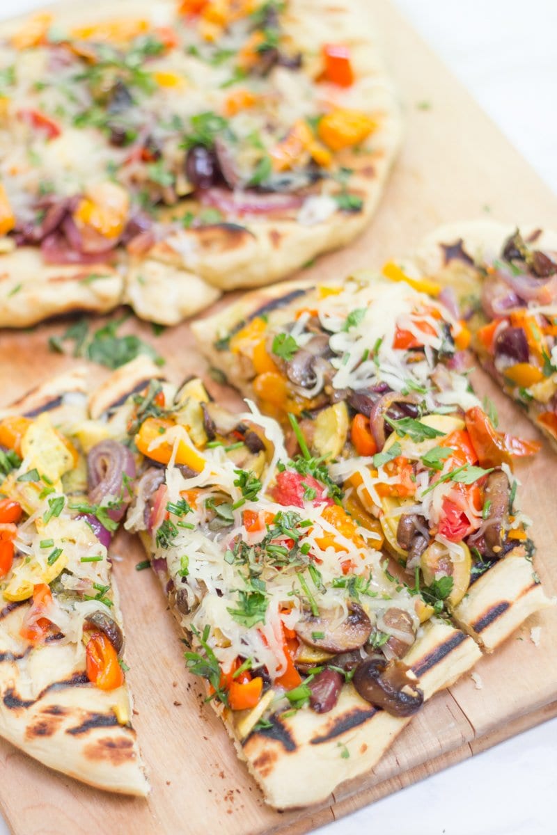 pics Vegan Flatbread Recipe Ideas grilled veggie and pesto flatbread