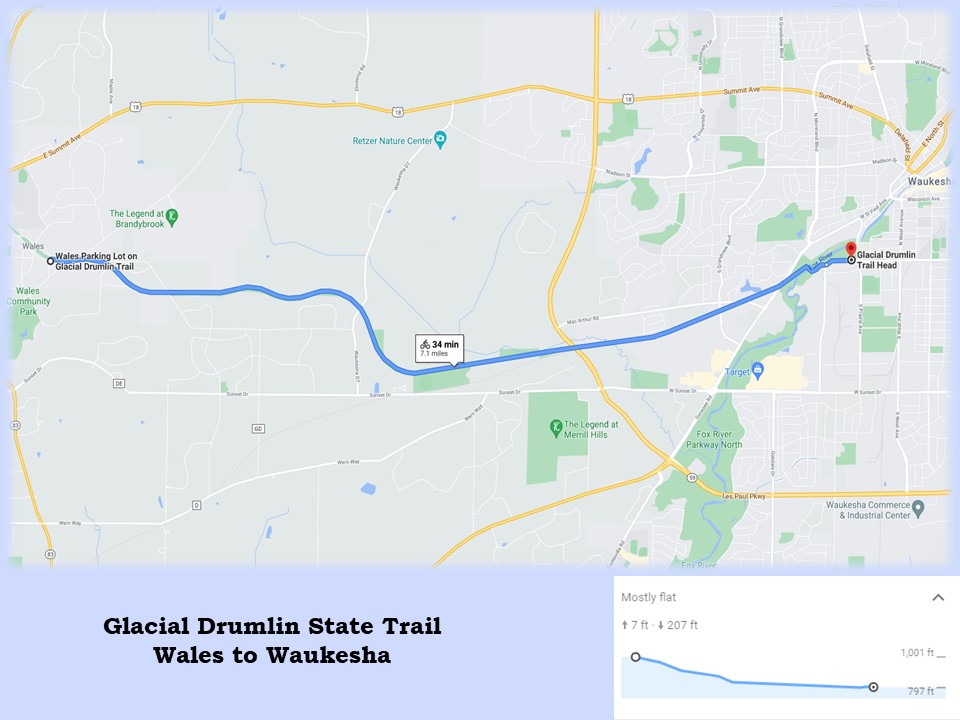 Glacial Drumlin State Trail Wales To Waukesha Wisconsin Bike Trails.