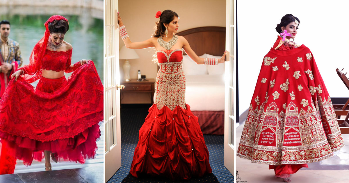 Editor S Pick New Lehenga Styles Real Brides Rocked The Most Unique Lehengas We Ve Seen This Season Witty Vows