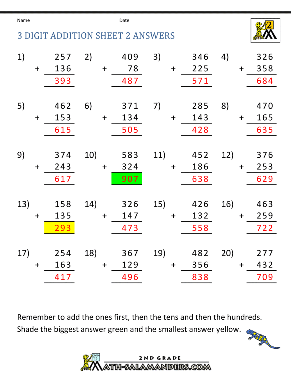 2 digit addition with regrouping worksheets free
