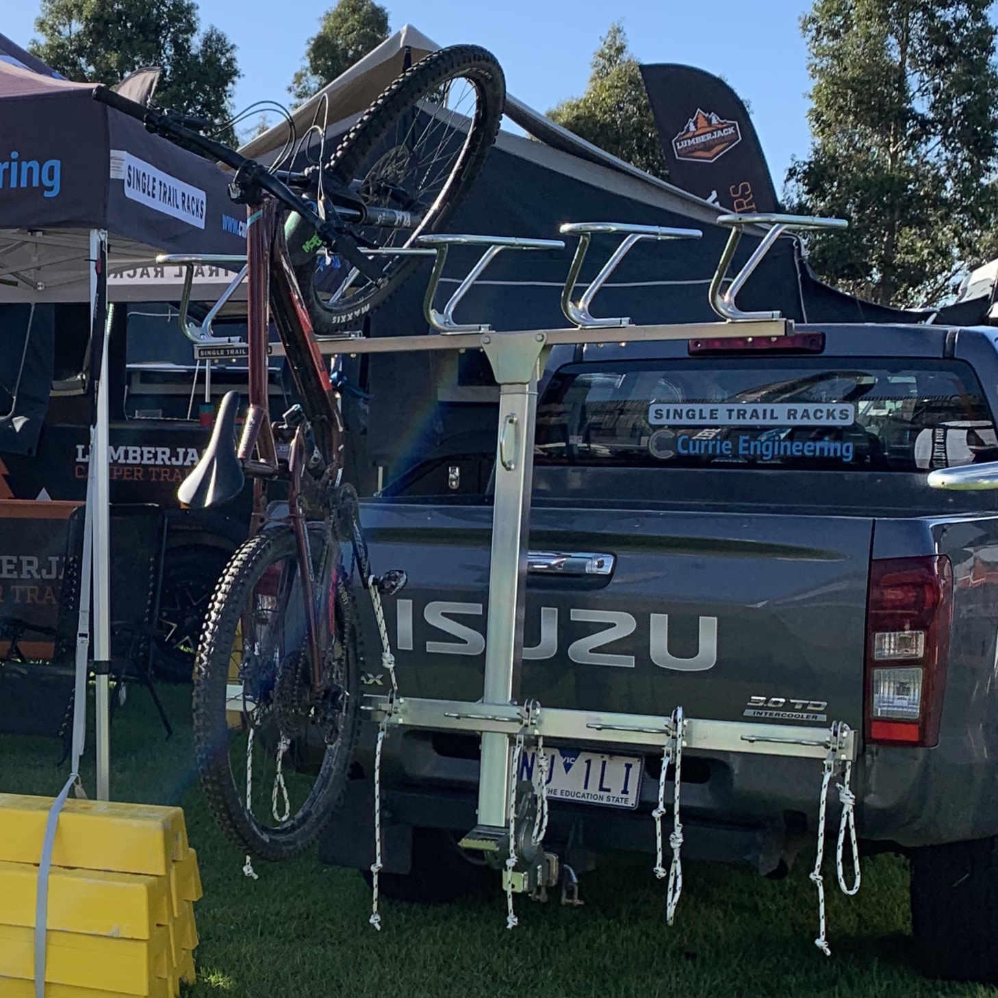 Single trail rfs bike rack