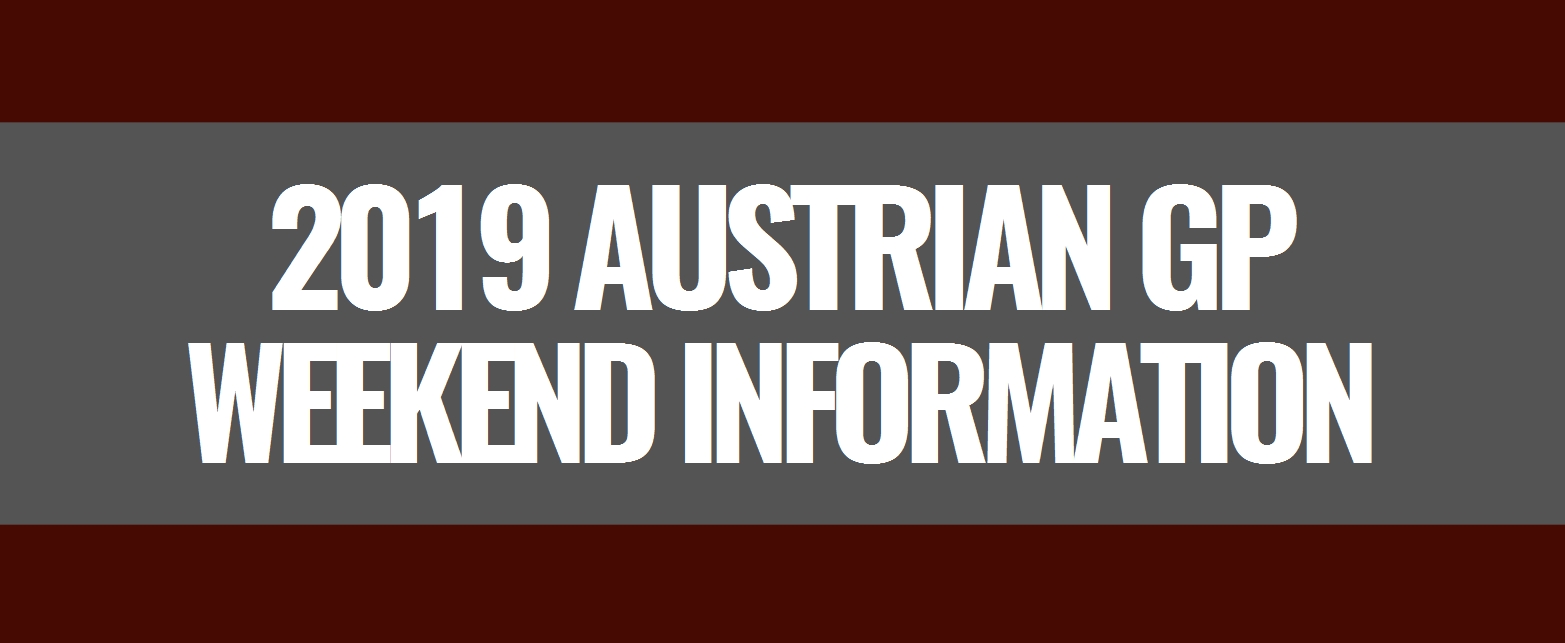 2019 Austrian Grand Prix Weekend Information Lights Out