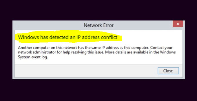 100 Work 3 Cara Mengatasi Windows Has Detected An Ip Address Conflict Jadi puyeng ane udah di cek pake mac scanner ga ketemu mac.