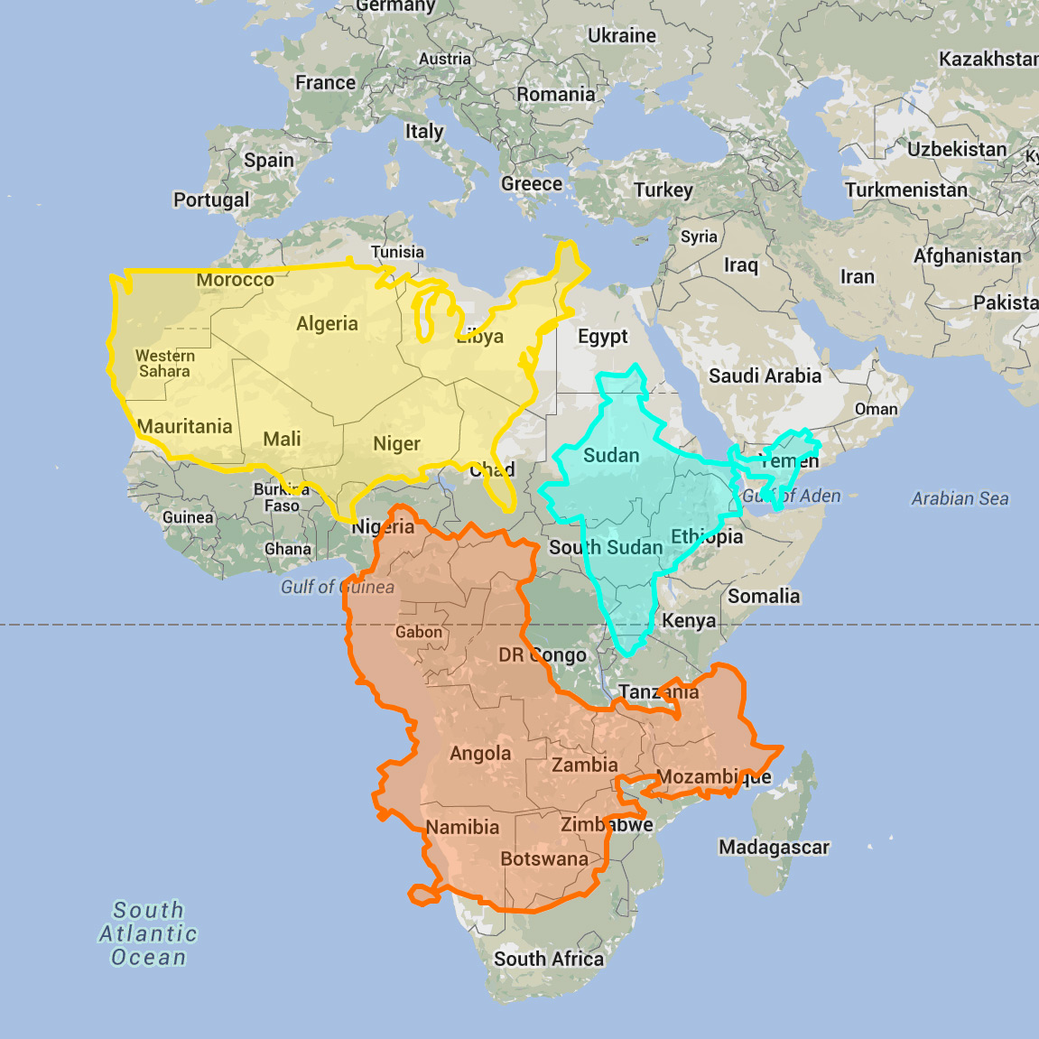 Real World Map Size Comparison Printables Templates Free Mapsizes 