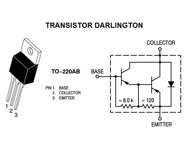 Transistor Tip 127 Pnp Darlington
