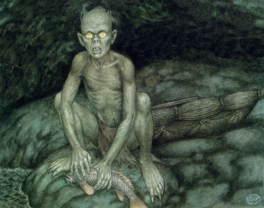 photo Original Gollum Art picturing the hobbit tor com