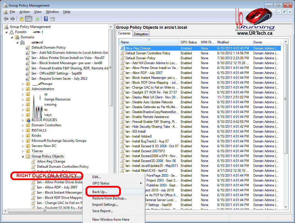 Migrate Gpo S Between Domains Griffon S It Library 11Not all policy settings in a GPO need to have values translated as part of the process of migrating from one domain to another.