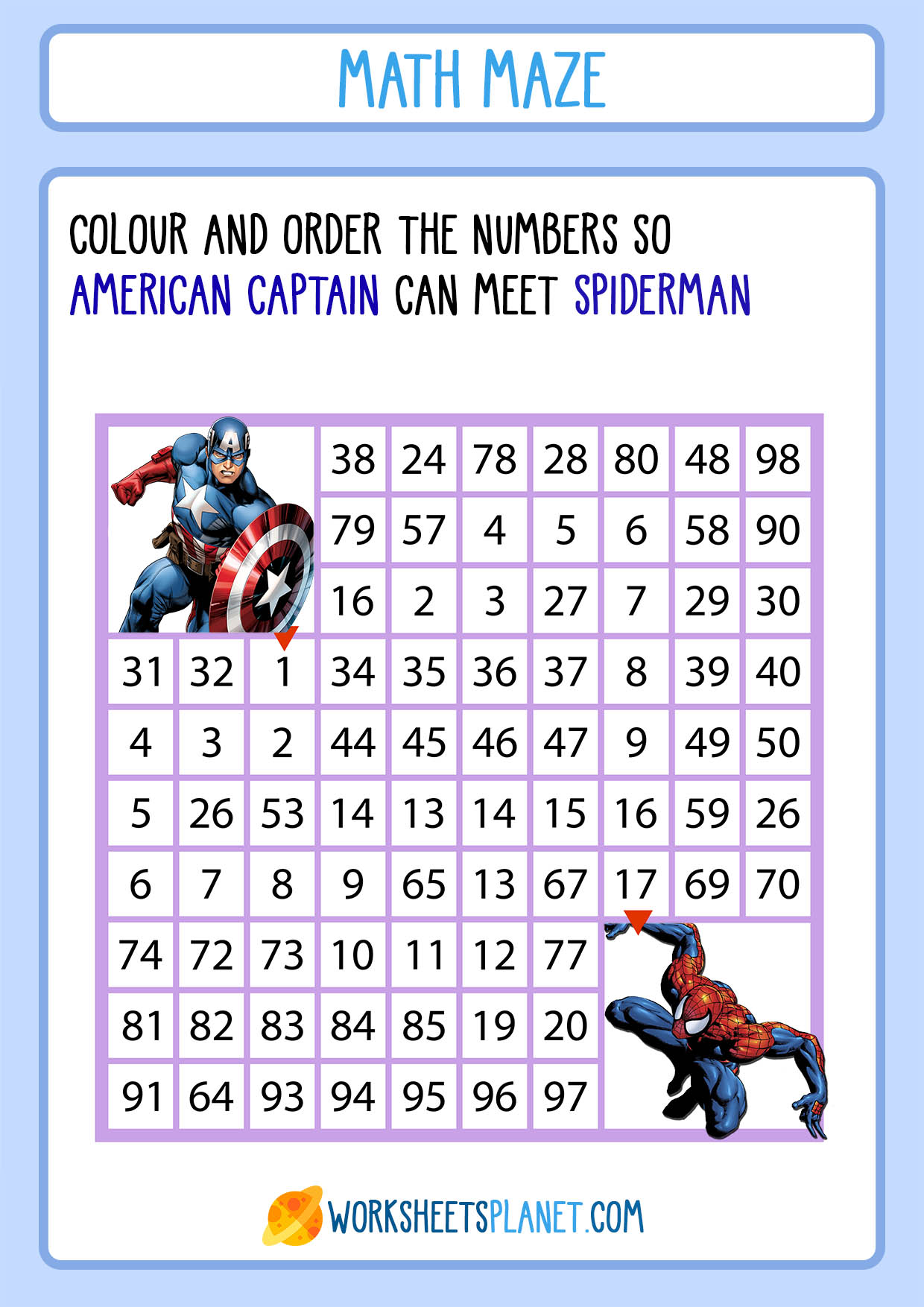 Printable math games