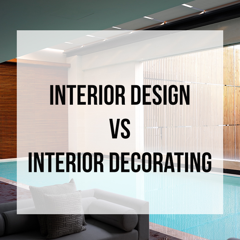 Exploring the differences between interior design and interior