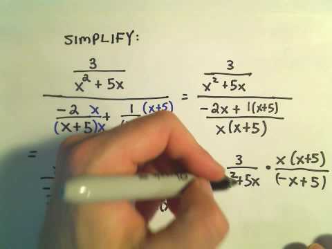 Simplifying Complex Fractions Worksheet : Simplify Complex Fractions 2 Youtube :