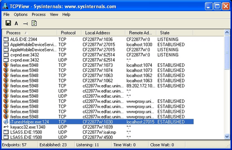 Tcpview Process Explorer Trois utilitaires Windows indispensables | Aldian's Blog