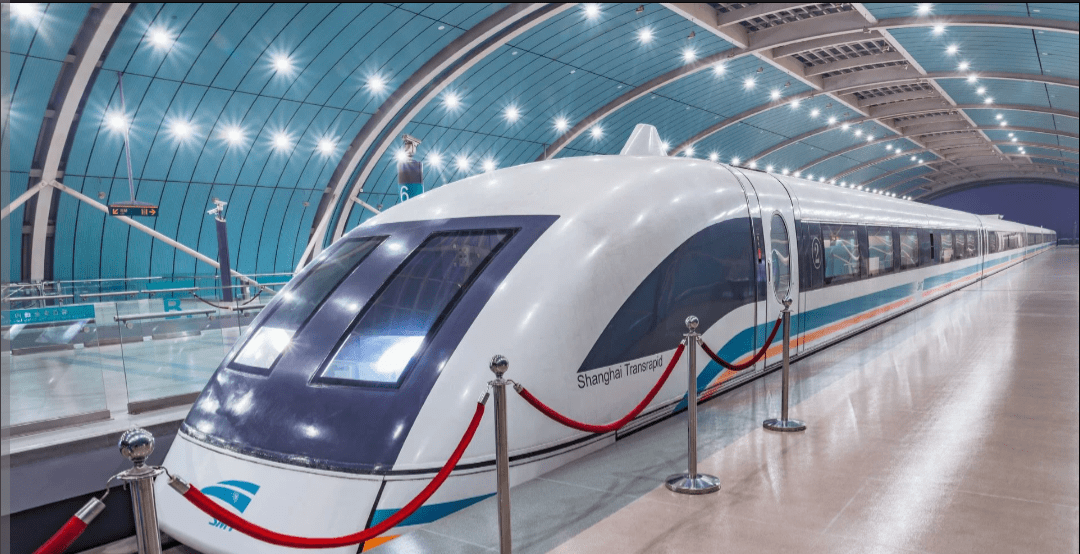 قطار ماجليف الصيني اول قطار طائر بسرعة 600 كلم