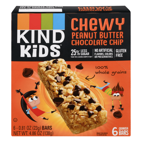 From sugar cookies to red velvet cakes, there’s a lot to drool over, but, without a doubt, one of the best flavo. Save On Kind Kids Granola Bars Chewy Peanut Butter Chocolate Chip 6 Ct Order Online Delivery Giant