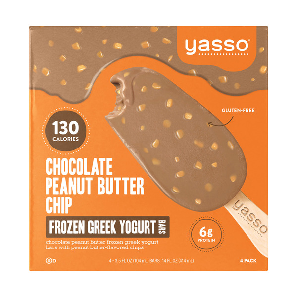 Can you handle the creamy? Save On Yasso Frozen Greek Yogurt Bars Chocolate Peanut Butter Chip 4 Ct Order Online Delivery Giant