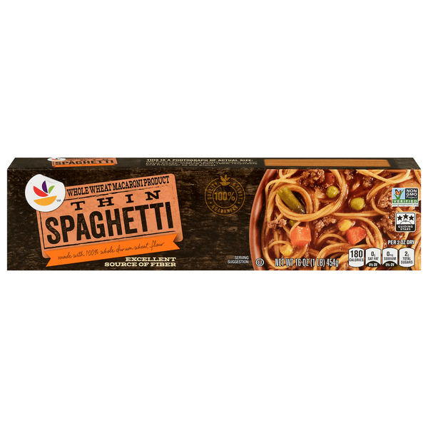 Save on giant whole wheat thin spaghetti pasta order online delivery