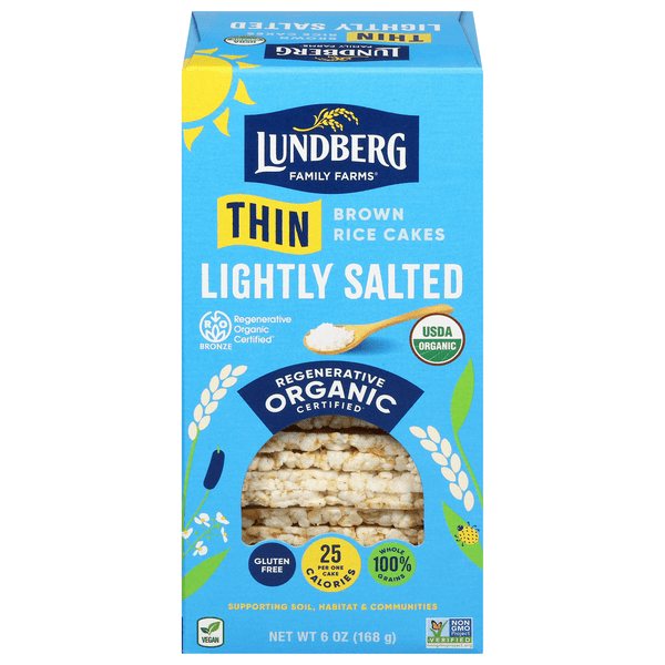 Save on lundberg thin stackers puffed grain cakes brown rice salted