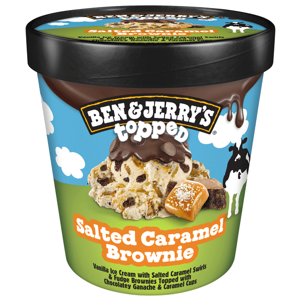 Save on ben & jerry's topped ice cream salted caramel brownie order