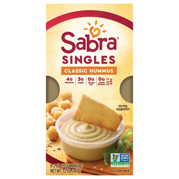 Fast delivery to your home or . Save On Sabra Singles Classic Hummus Gluten Free 6 Ct Order Online Delivery Giant
