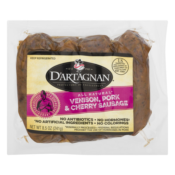Save On D Artagnan Venison Pork Sausage With Cherries 4 Ct Order Online Delivery Giant