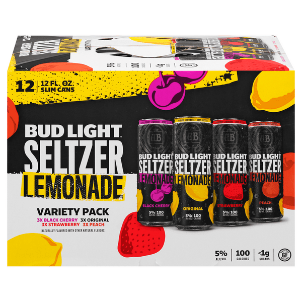 In fact, you can expect your average hard seltzer to contain 2 grams of carbs or less — compare that with 13 grams of carbs in your average 12 oz. Save On Bud Light Seltzer Lemonade Variety Pack 12 Pk Order Online Delivery Stop Shop