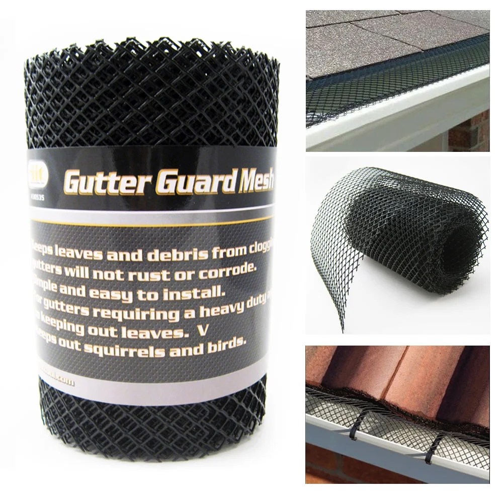 Manufacturers Direct 1750 Gutter Guard 6 Inc X 20 Ft Aluminum 
