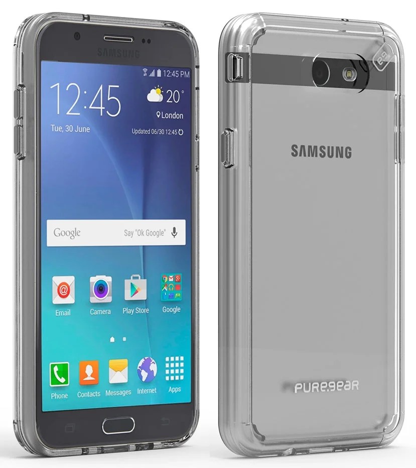 Tracfone samsung galaxy j3 luna pro 4g lte prepaid smartphone. Case For Galaxy J3 Luna Pro Puregear Slim Shell Pro Clear Transparent Anti Shock Cover With Airtek Suspension For Samsung Galaxy J3 Luna Pro S327 Express Prime 2 J327a Walmart Com