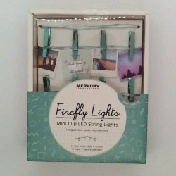 lights firefly led clip string warm operated 15ft cor battery indoor