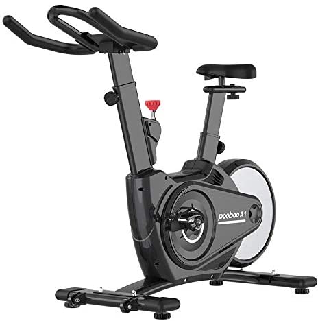 Head injuries are common in bike accidents, and they can lead to brain damage and even death. pooboo Exercise Bike Indoor Cycling Bike Belt Driven