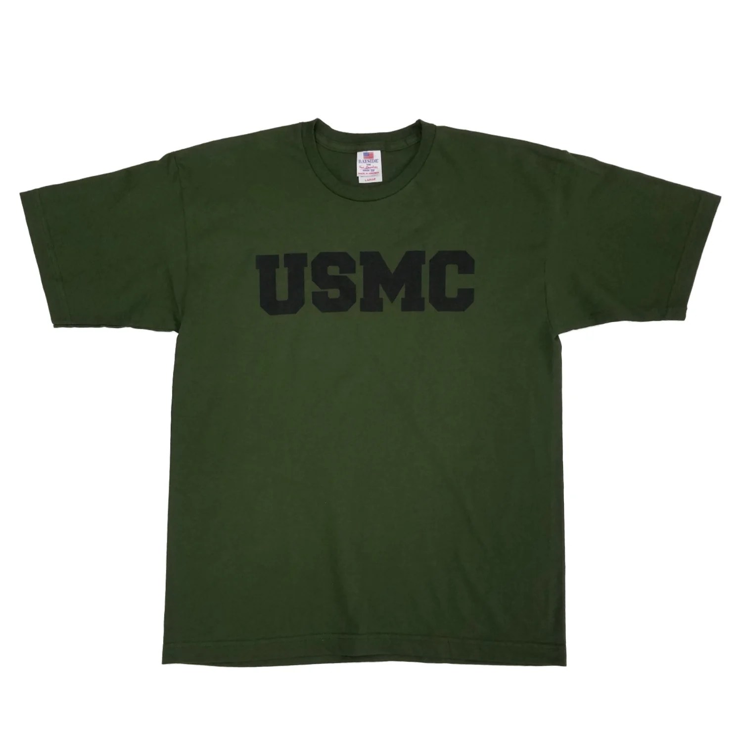 Add your own custom design on this shirt to make it your own for yourself or as a gift! usmc mens green united states marine corps usa patriotic t shirt
