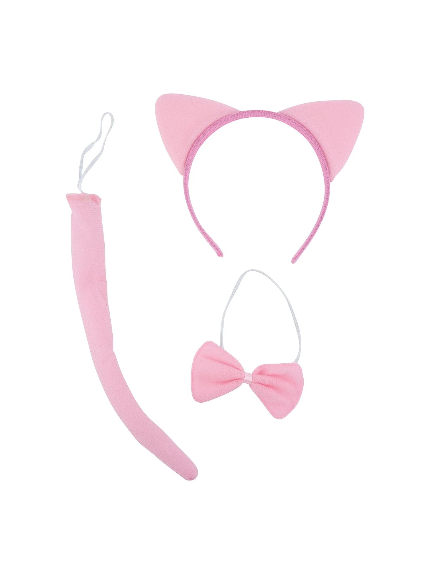 Pink Cat Ears And Tail