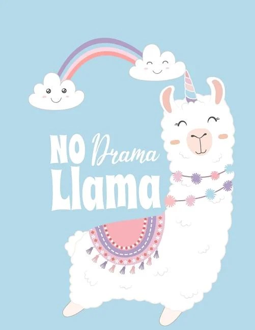 pix Unicorn Llama Drawing Cute walmart