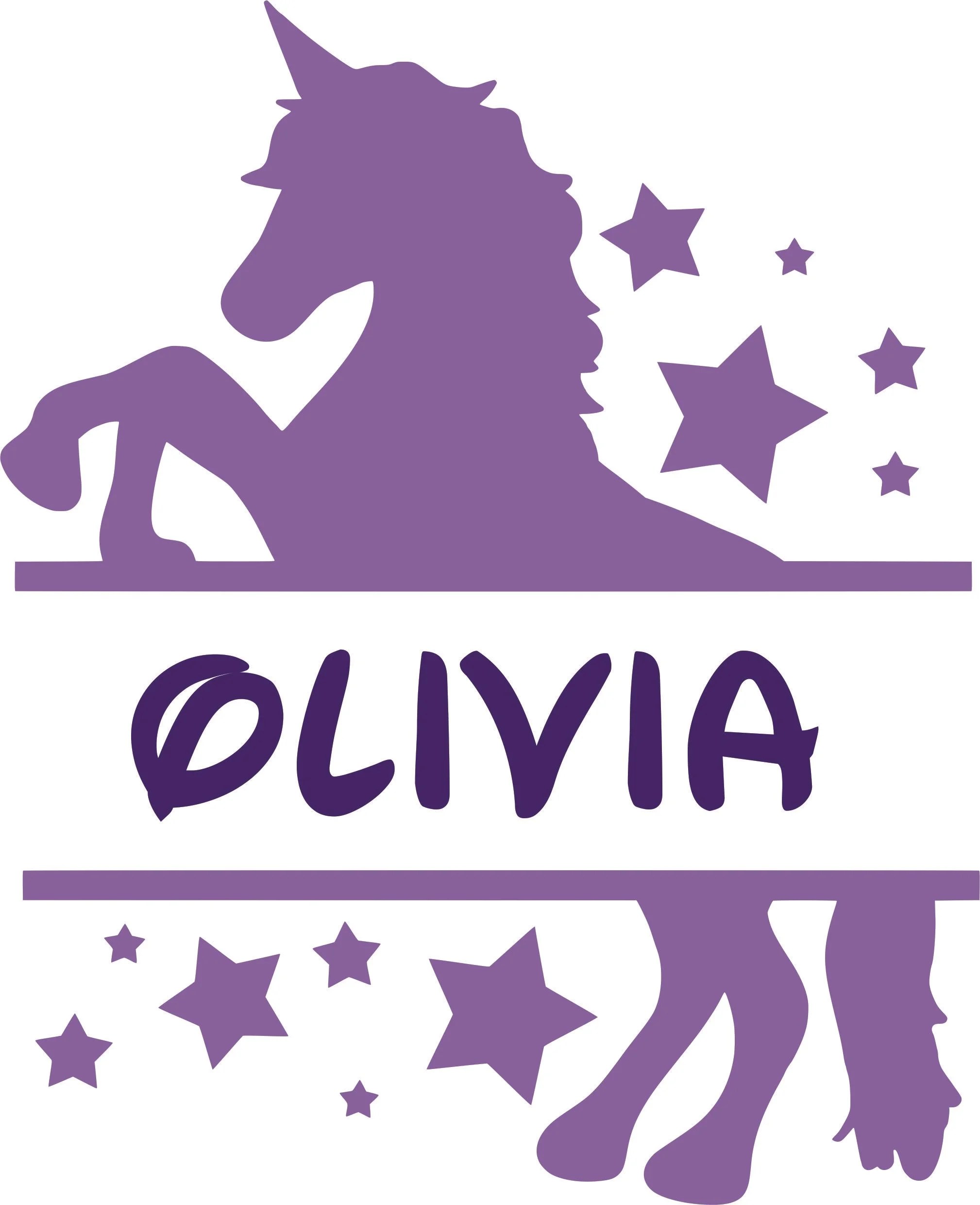 unicorn star sparkle unicorns cartoon customized wall decal custom