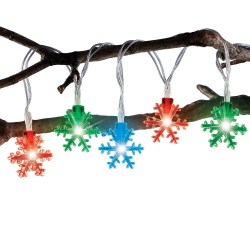 lights string changing snowflake solar walmart