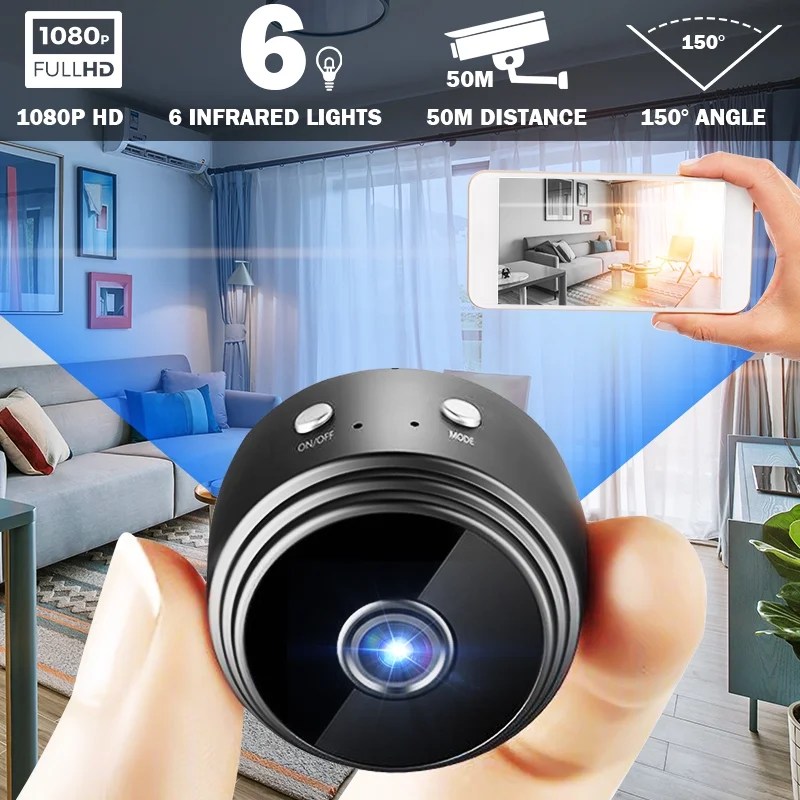 A home security camera can add hours to your sleep and keep away paranoia about burglary among other things. 1080P HD Mini IP WIFI Camera Wireless Magnetic Camcorder