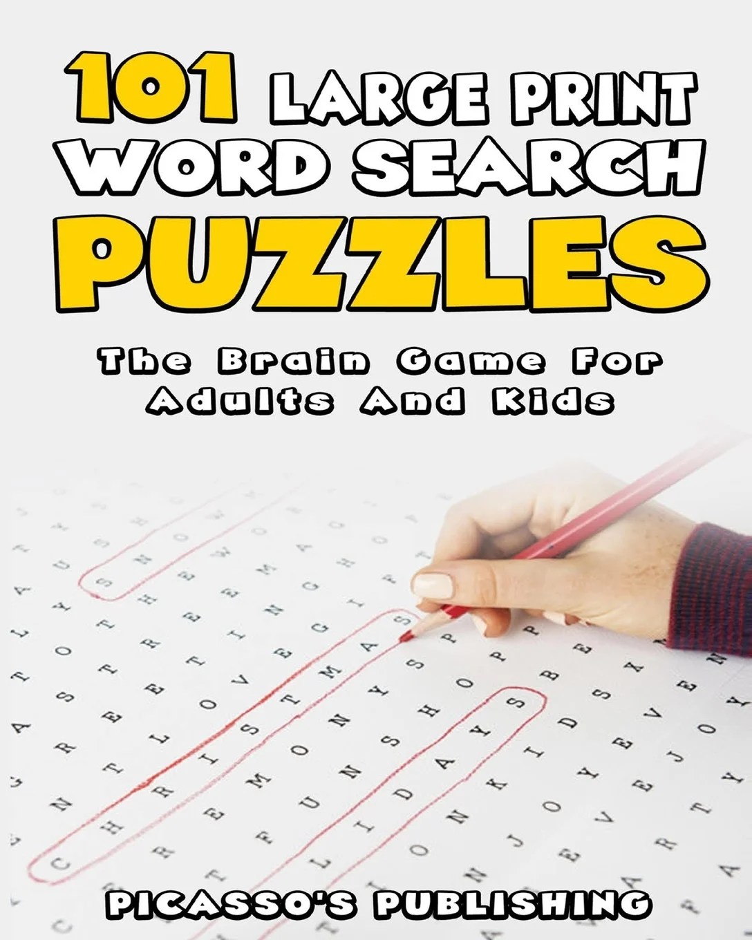 101 large print word search puzzles the brain game for adults and
