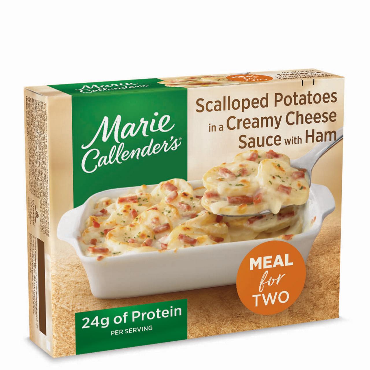 In a slow cooker, combine potatoes, ham, corn, green pepper, and onion. Marie Callender S Scalloped Potatoes In A Creamy Cheese Sauce With Ham 27 Oz Walmart Com